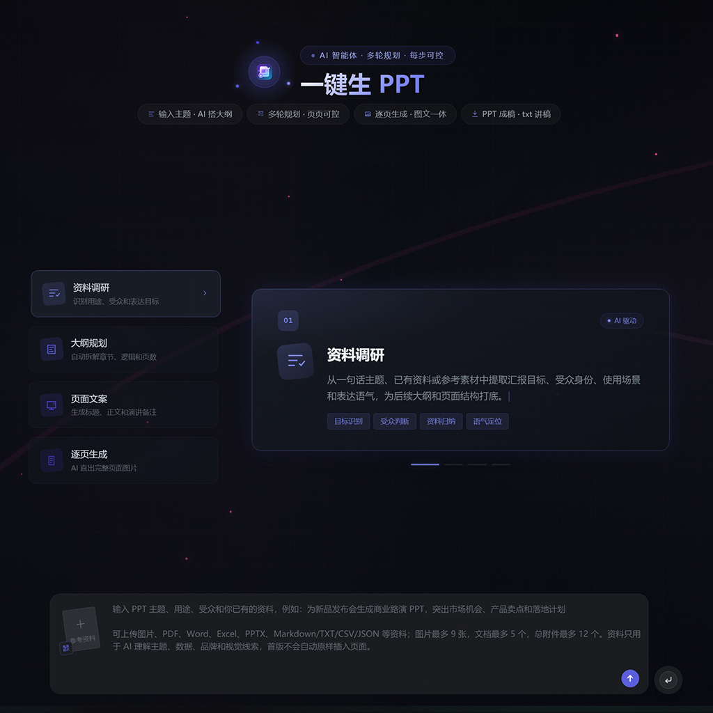 企业一键生成PPT案例